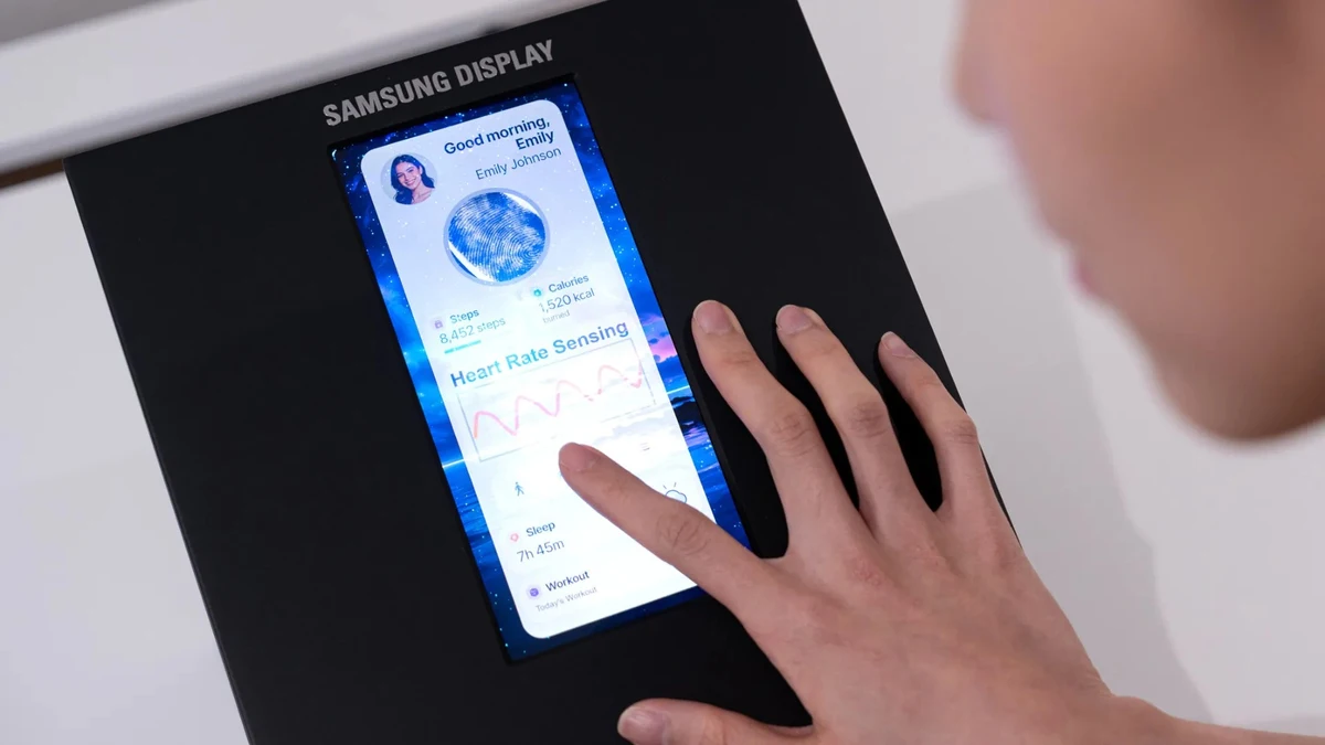 Samsung revoluciona la salud móvil con su pantalla Sensor OLED